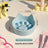 Ceramic Slow Feeder Pet Bowl with Elevated Stand
