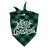 Christmas Santa bandana scarf for dogs and cats, in use with a pet