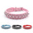 Punk-style studded PU dog collar, 3 sizes available