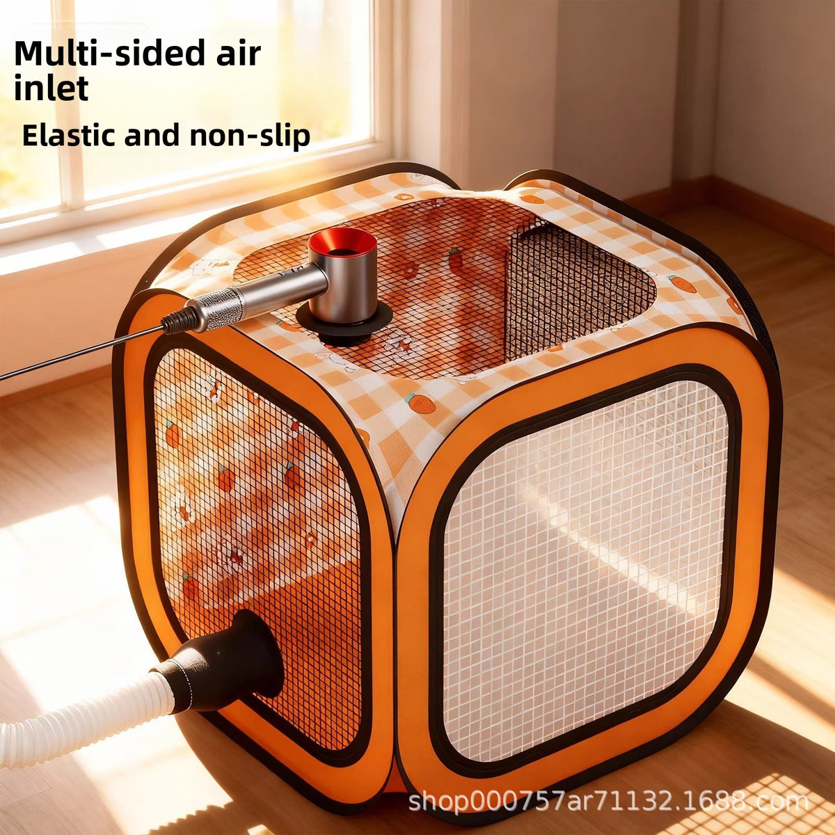 Foldable Pet Drying Box for Cats and Dogs, Quick Dry Cabinet