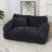 Pet sofa bed with removable washable cover, detail photo 6