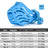 Soft silicone basket dog muzzle with straps, product image 31