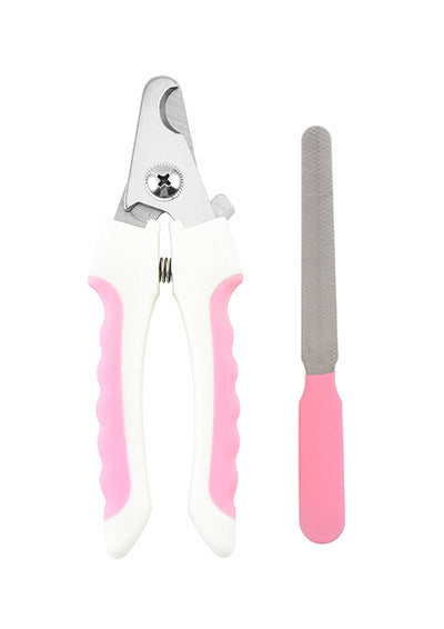 Stainless Steel Pet Nail Clipper Set with Safety Guard