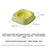 Ceramic Slow Feeder Pet Bowl with Removable Yogurt Box and Non-Slip Base in Seven Colours