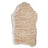 Soft plush faux fur dog mat with foam, further angle view