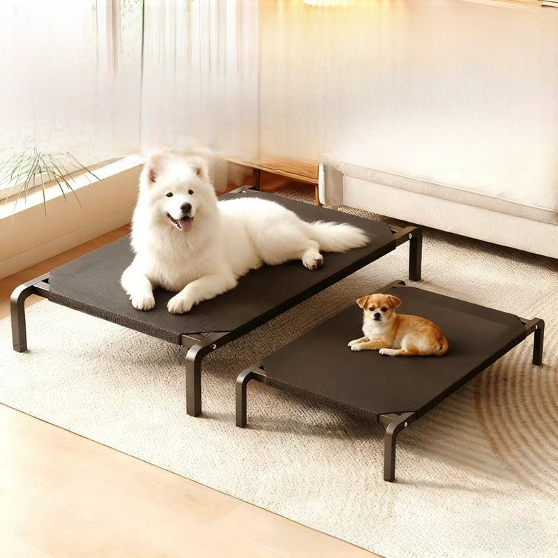 Reinforced steel mesh dog bed for small dogs under 20kg