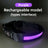 USB rechargeable LED dog collar, 6 sizes available