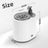 Automatic Paw Cleaner with Rotating Silicone Brush, USB Rechargeable