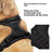 H shape reflective dog harness for medium and large dogs in black, view 4