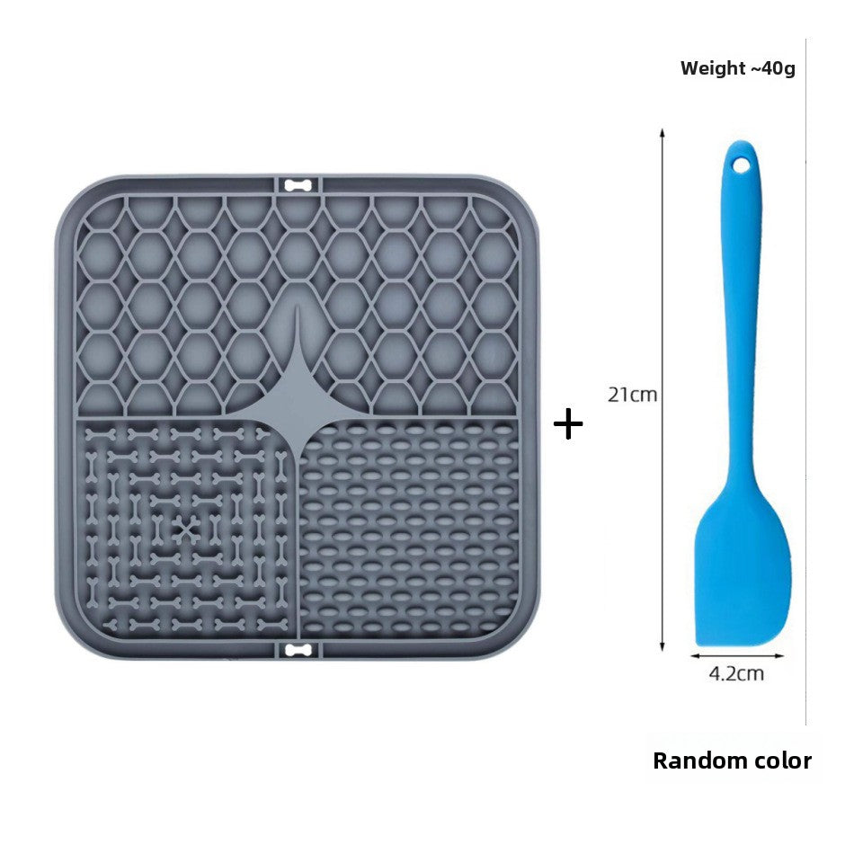 Silicone lick mat slow feeder with suction base, photo 9 of 23