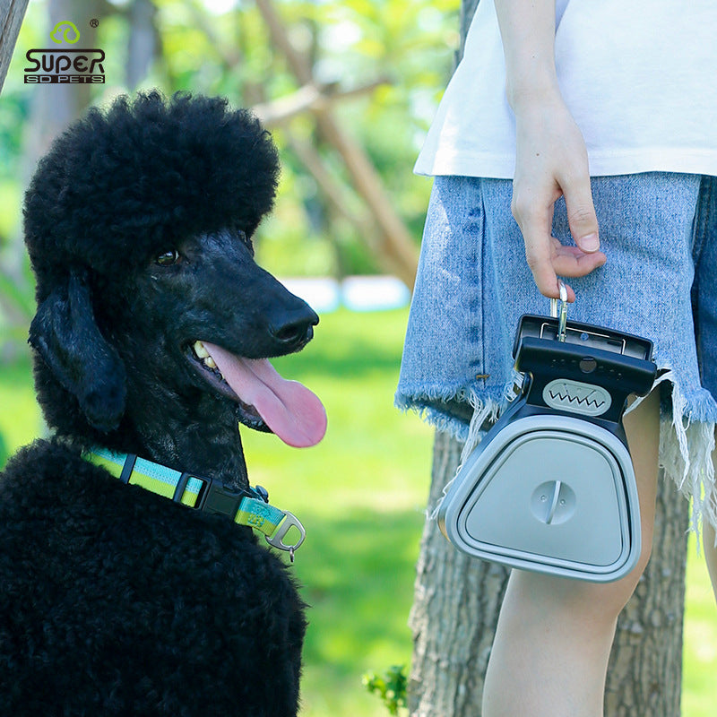 Foldable Dog Poo Scooper with Bag Holder, Portable Waste Picker