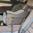 Dog car seat for small dogs and puppies in Woven Leather-Look