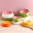 Ceramic Fruit-Shaped Pet Feeding Bowl with Anti-Spill Base in Small and Large Sizes