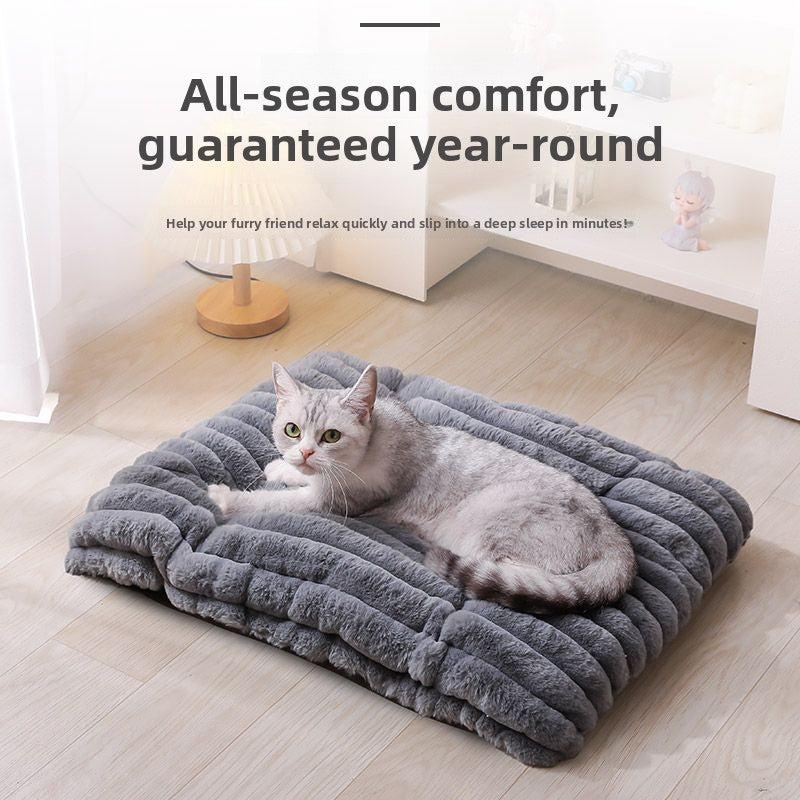 Soft cotton pet mat pad for dogs and cats, detail photo 6