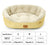 Fluffy all-season dog bed with raised sides in soft colours, photo 7