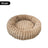 Round Plush Calming Bed for Dogs, Cats and Rabbits, 40-120cm