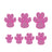 Anti-slip dog paw grip pads pack of four in black, product image 21
