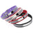 Reflective pet collar with steel name tag, 5 sizes available