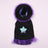 Purple wizard Halloween costume for dogs and cats in Purple, side view