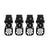 Anti-slip cotton dog socks pack of four with paw print, product image 6