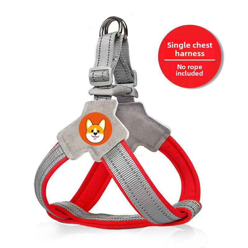 Y-shaped reflective dog harness, main product photo from Pet Royale UK
