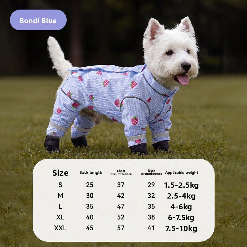 Four leg dust proof dog suit, available in 18 styles, image 31