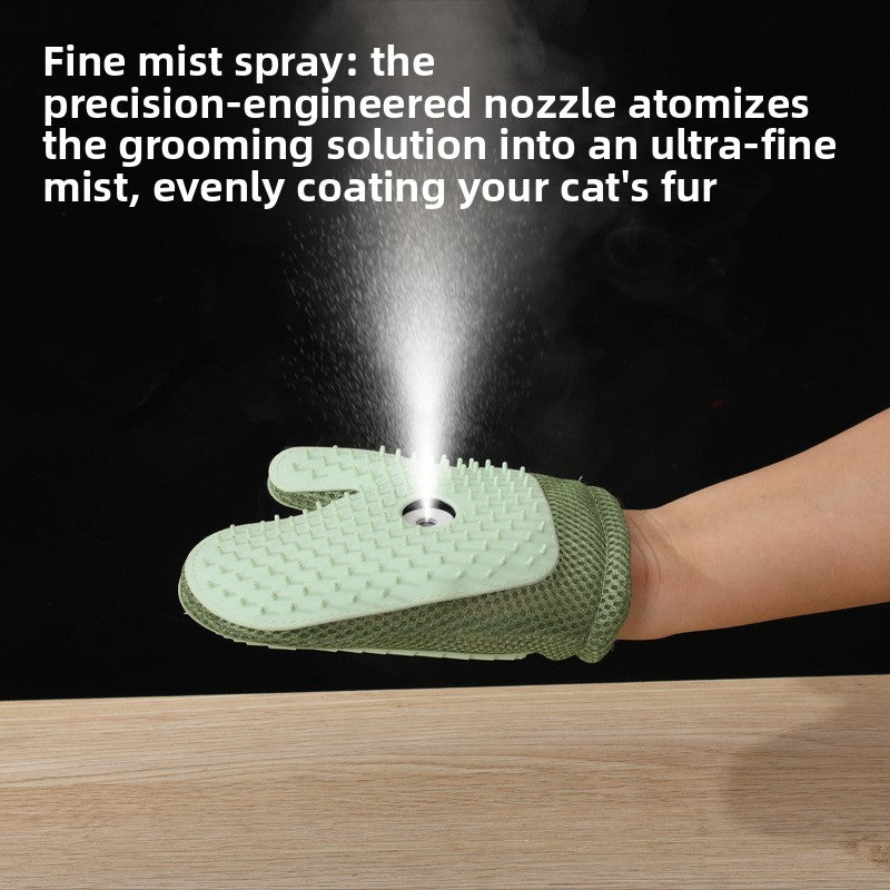 Spray Pet Hair Removal Gloves with Anti-Static Mist