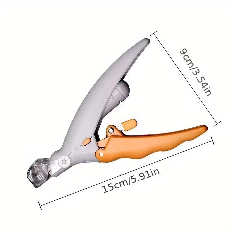 LED Cat and Dog Nail Scissors with Anti-Slip Handle