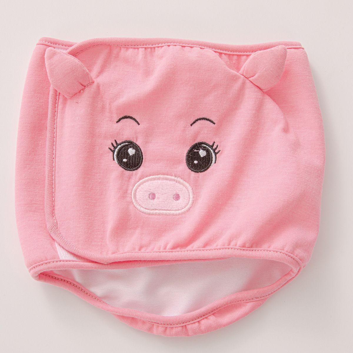 Washable cotton male dog belly band in Bee, close-up detail