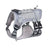 Tactical Oxford cloth dog chest harness in army green
