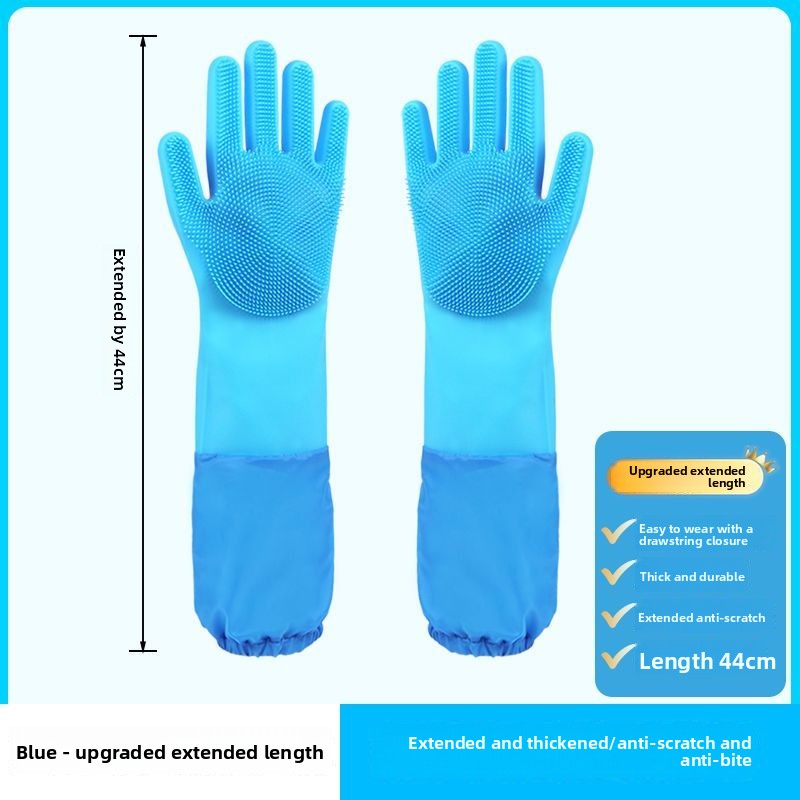 Pet Grooming and Bathing Kit with Silicone Glove and Nail Clipper