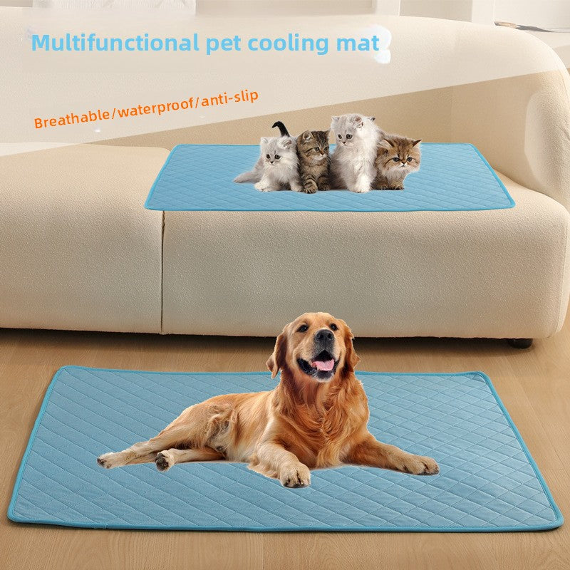 Waterproof non-slip cooling mat for dogs and cats, main product photo