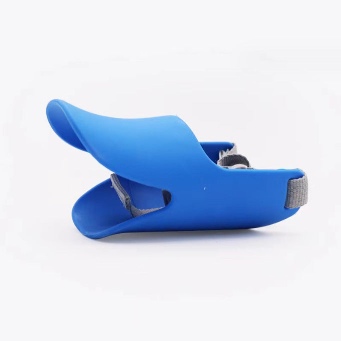 Adjustable duckbill dog muzzle in breathable plastic for small dogs, view 11