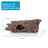 Resin rock turtle basking platform and reptile hide in Style BS1154