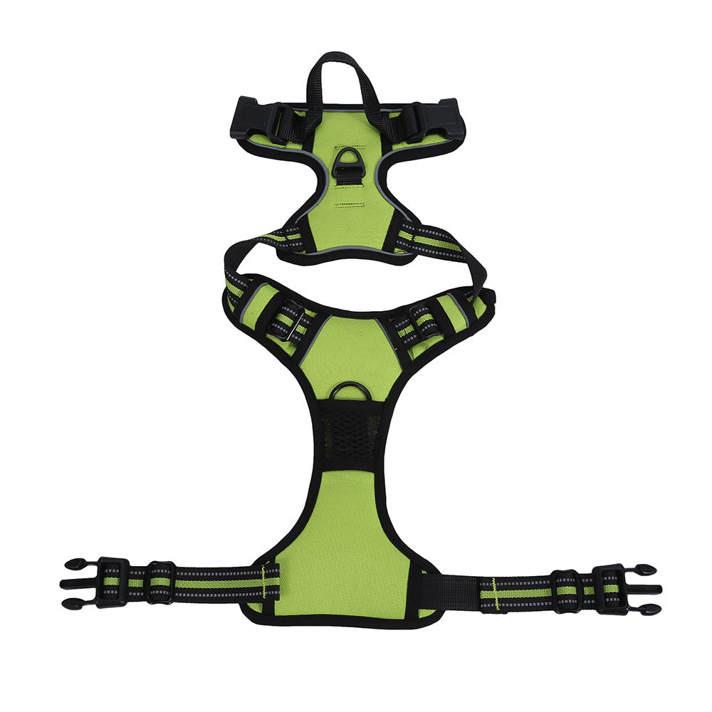 Reflective breathable nylon mesh dog harness, product image 27