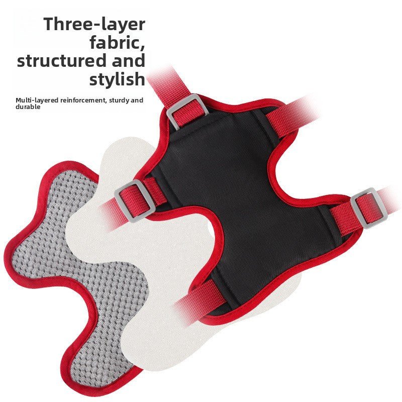 Escape-resistant reflective dog harness in 4 colour options