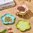 Ceramic Pet Bowl Cute Cat Snack Canned Plate High Foot Neck ProtectionBowl