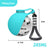 Collapsible stainless steel pet water bottle, top view
