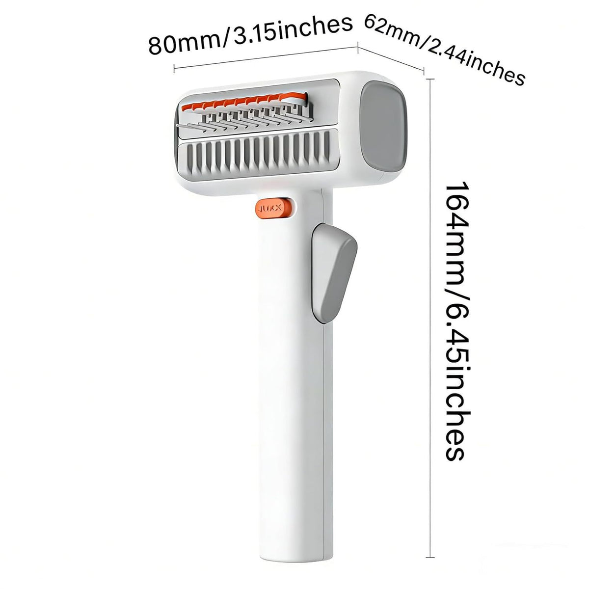 Gravity Detangling Comb with Safety Blade, 2-in-1 Knot Remover