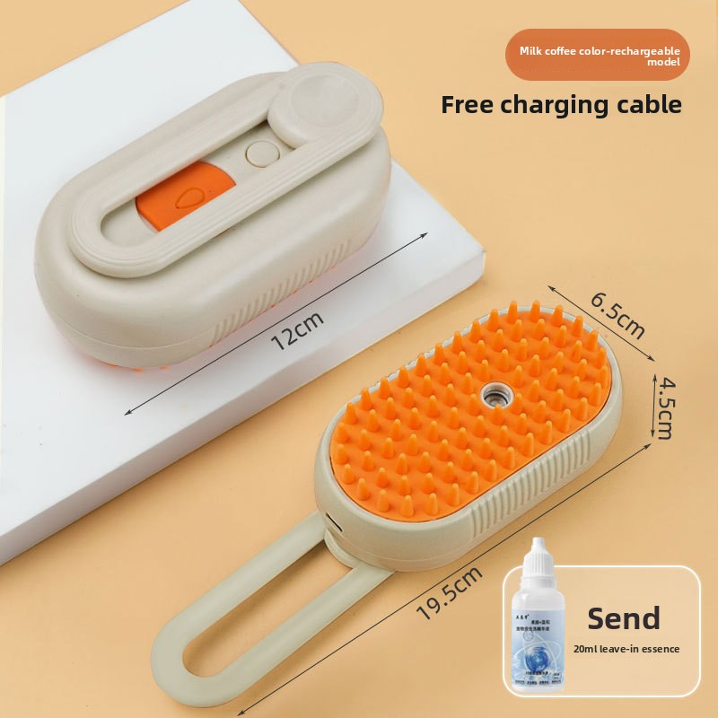 Spray Massage Comb with Steam, Fine Mist Detangler for Dogs and Cats
