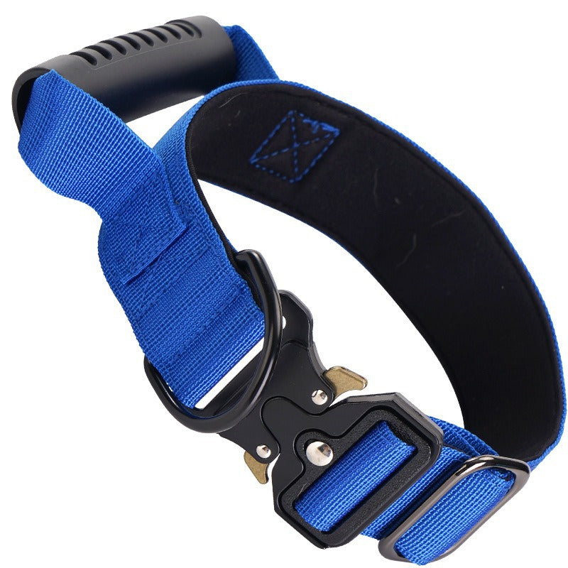 Adjustable nylon dog collar, 3 sizes available from Pet Royale UK