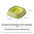 Ceramic Slow Feeder Pet Bowl with Removable Yogurt Box and Non-Slip Base in Seven Colours