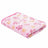 Coral fleece pet blanket with print in Pink Paw, size 40 x 60cm