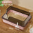 Extra Large Semi-Enclosed Cat Litter Box, High Sided Anti-Splash
