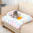 Dark grey corner long plush pet sofa bed, view 17