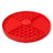 Round Silicone Pet Lick Pad with Suction Cup Base and Optional Scraper for Slow Feeding