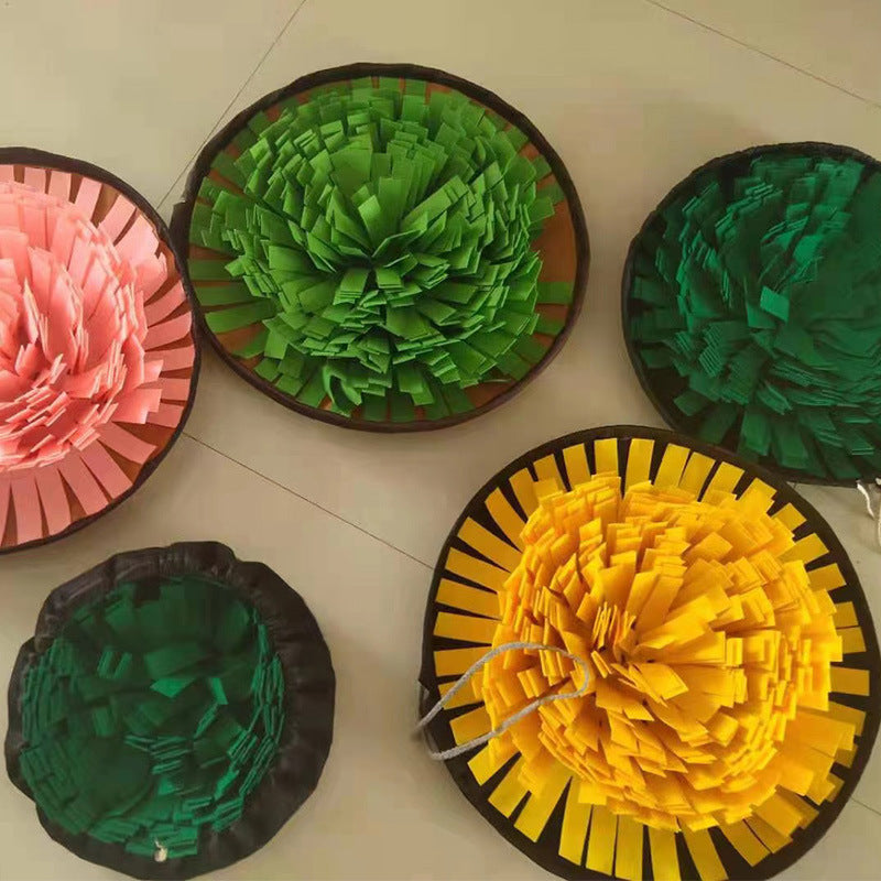 Felt Snuffle Mat Slow Feeder for Dogs, Nose Work Training Pad