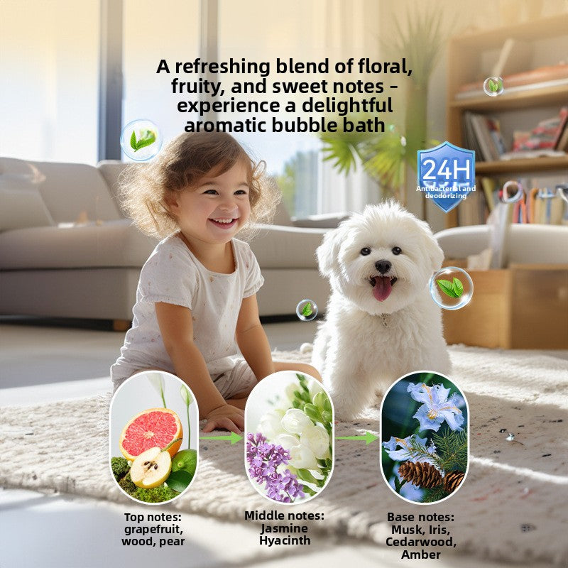 Deodorising Pet Shampoo with Antibacterial Formula, Dogs and Cats