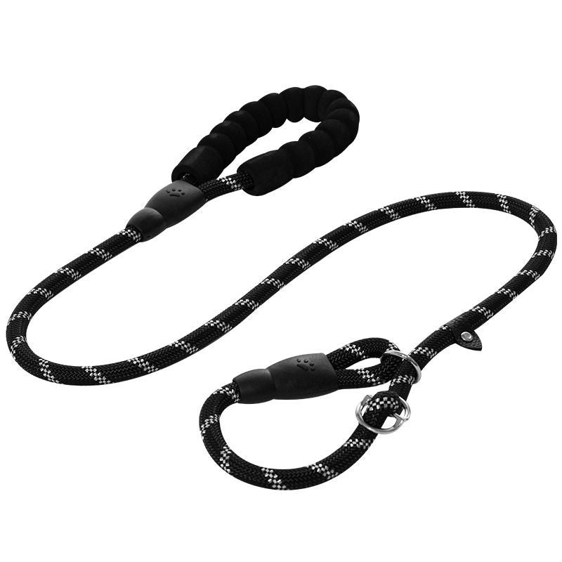 Nylon rope dog lead in 4 colour options