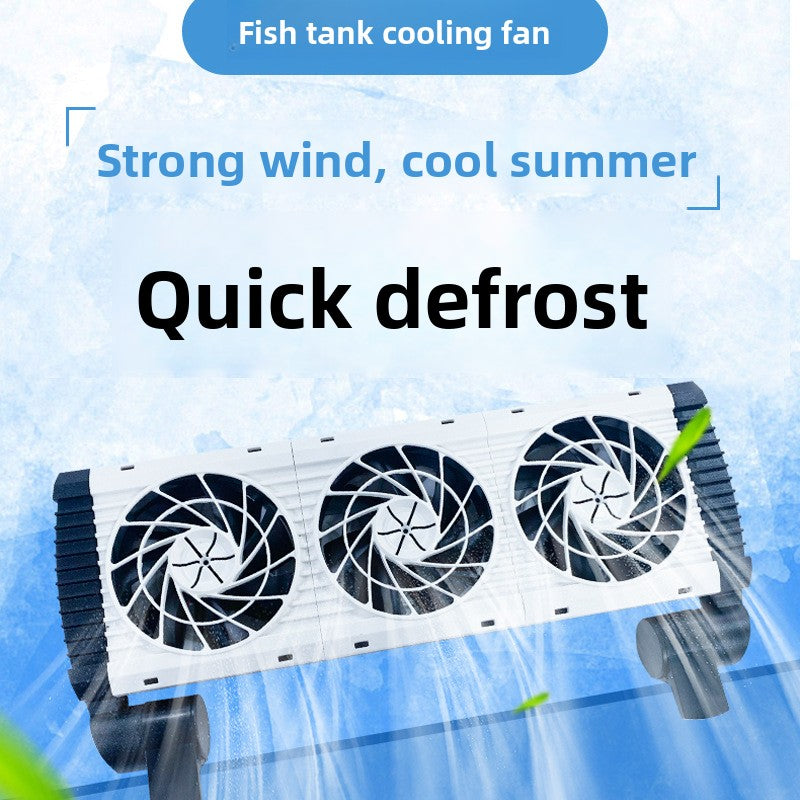 Clip on aquarium cooling fan for fish tanks, UK plug, view 1